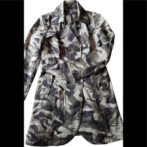 INC Camouflage Trench Coat!